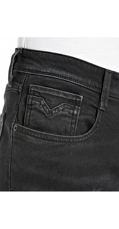 スリムフィットANBASS TOUCH DENIM 詳細画像 ブラック 7
